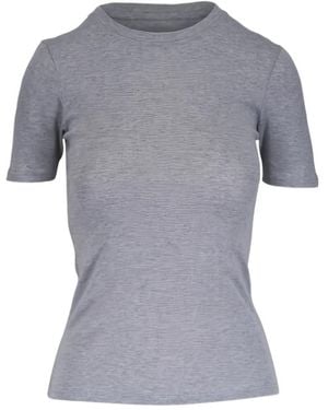 Nili Lotan Crew-Neck T-Shirt - Gray