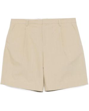 A.P.C. Pleat Detailed Shorts - Natural