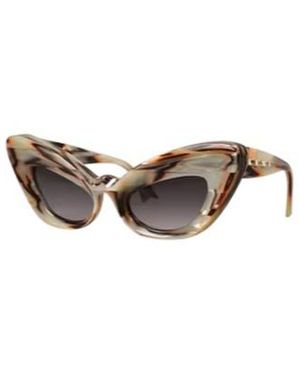 Marni Cat-Eye Sunglasses - Brown