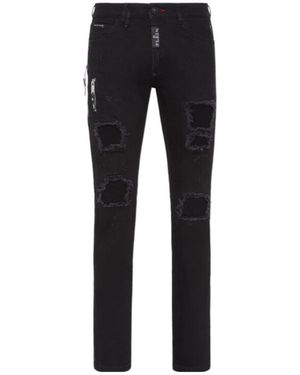 Philipp Plein Multi-Pocket Jeans - Black