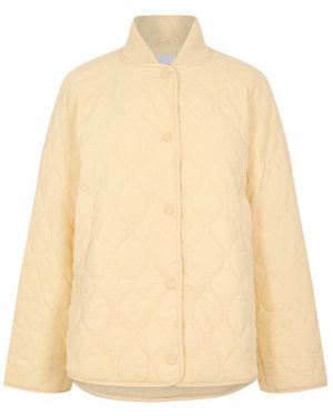 Varley Long-Sleeved Cotton-Padded Jacket - Natural