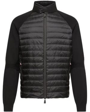 Moncler Quilted High-Neck Down Jacket - Black