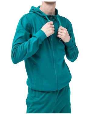 EA7 Logo And Hat Casual Jacket - Blue