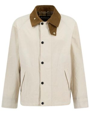 Barbour Icons Corduroy-Collar Jacket - Natural