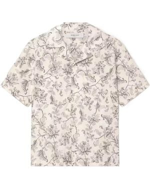 Golden Goose Floral Printed Shirt - White