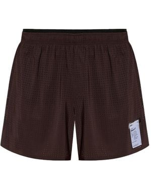 Satisfy Elastic Waist Shorts - Purple