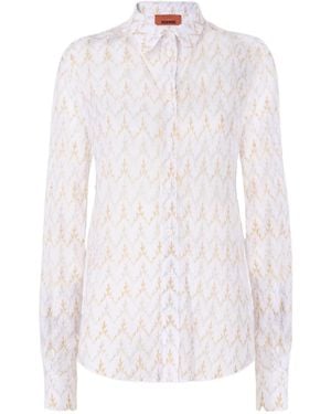 Missoni Patterned Shirt - White