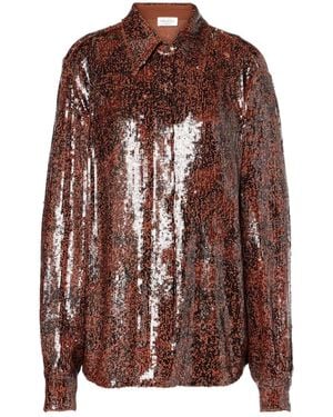 Dries Van Noten Long-Sleeved Shirt - Brown