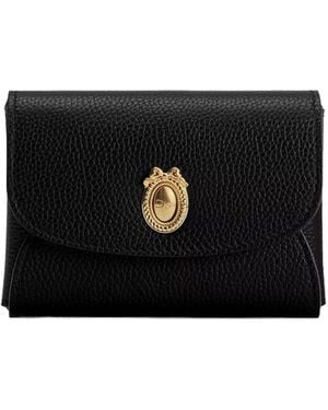 Dior Médaillon Daylily Card Holder - Black