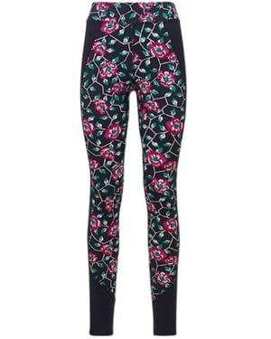 Isabel Marant Printed Tech Leggings - Blue