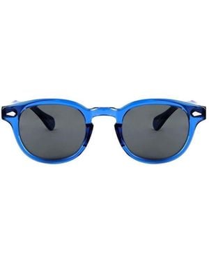 Moscot Lemtosh Square Frame Glasses - Blue
