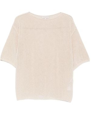 Antonelli Short-Sleeve Sweater - Natural