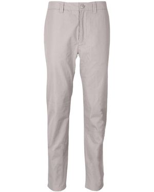 Stone Island Logo Patch Straight-Leg Trousers - Grey