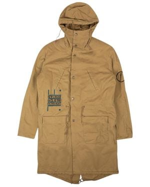 Raf Simons Hooded Printed Windbreaker - Natural
