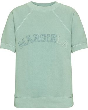 Maison Margiela Short Sleeve Sweatshirt - Green