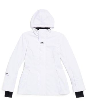 Balenciaga 3B Icon Ski Hourglass Parka - White