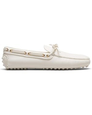 Car Shoe Printed Driving Shoes - White