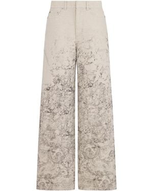 Dior Flared Jeans - Natural