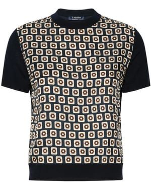 Max Mara Short Sleeve Sweater - Black