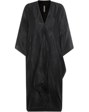Rick Owens V-Neck Dress - Black