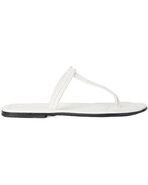 TOTEME Logo Flip-Flops - White