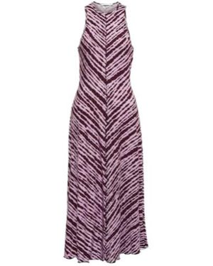 Proenza Schouler Printed Jersey Midi Dress - Purple