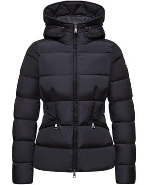 Moncler Avoce Hooded Short Down Jacket - Blue