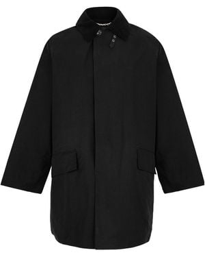 Gucci Double Breasted Water-Resistant Trench Coat - Black