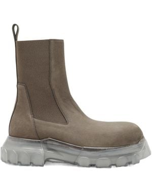Rick Owens Thick-Soled Short Boots - Brown