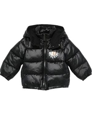 Moschino Hooded Padded Jacket - Black