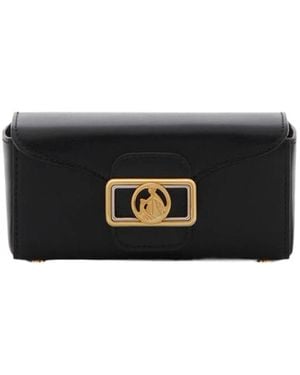 Lanvin Logo-Plaque Chain-Link Mini Bag - Black