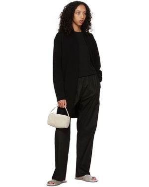 The Row Open-Necked Shirt - Black