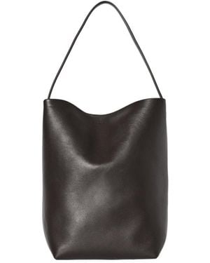 The Row Medium N/S Park Tote Bag - Black
