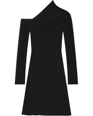 Courreges Courrèges Twist Crepe Mini Dress - Black
