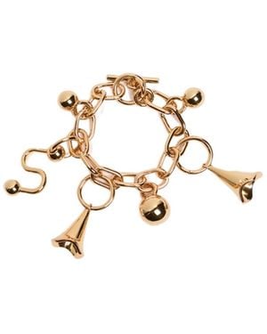 Sportmax Geometric Pendant Bracelet - White