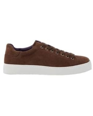 Ralph Lauren Suede Trainers - Brown