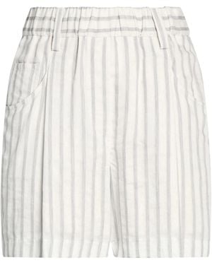 Brunello Cucinelli Striped Shorts - White