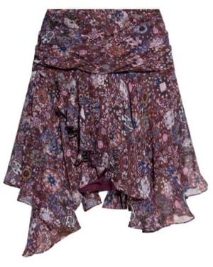 Isabel Marant Berenicia Mini Skirt - Purple