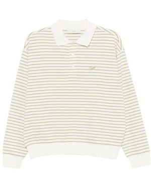 DUNST Striped T-Shirt - White