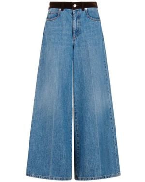 Marni Wide Leg Jeans - Blue