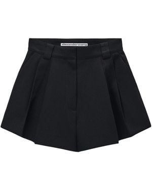 Alexander Wang Flared Shorts - Black