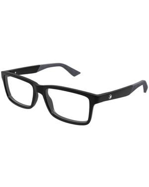 Montblanc Eyewear Rectangle Frame Glasses - White
