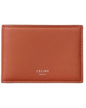 Celine Logo Wallet - White