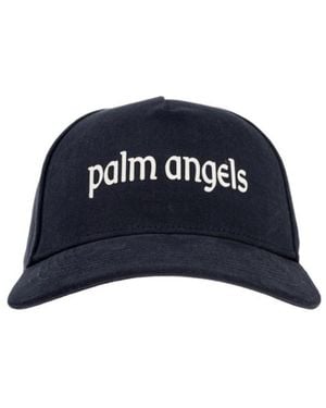 Palm Angels Logo Hat - Blue
