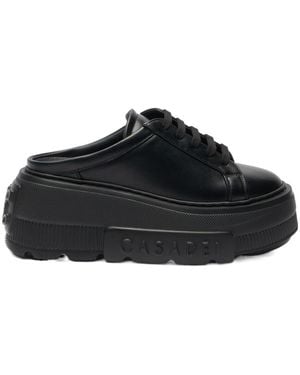 Casadei Nexus Platform Slip-On Trainers - Black