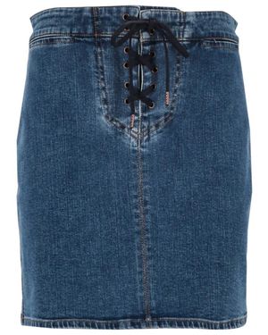 See By Chloé Logo Drawstring Skirt - Blue
