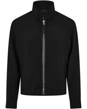 Tom Ford Stand-Collar Zip-Up Jacket - Black