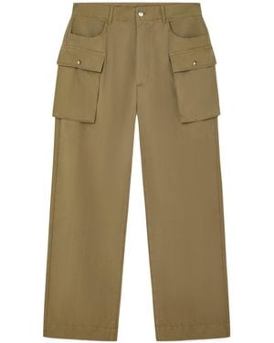 GIMAGUAS Casual Trousers With Belt Loops - Green