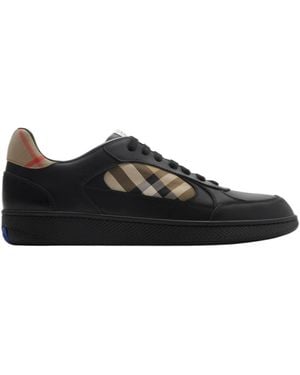Burberry Terrace Lace-Up Trainers - Black