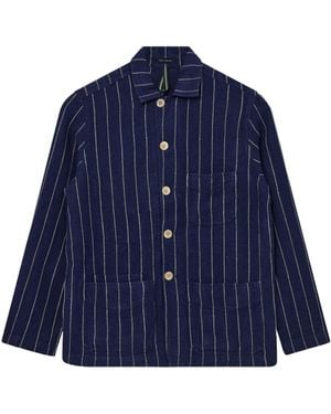 Drake's Long-Sleeved Shirt - Blue